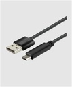 XTECH CABLE CONECTOR USB-C MACHO A USB 2.0A MACHO 1.8M