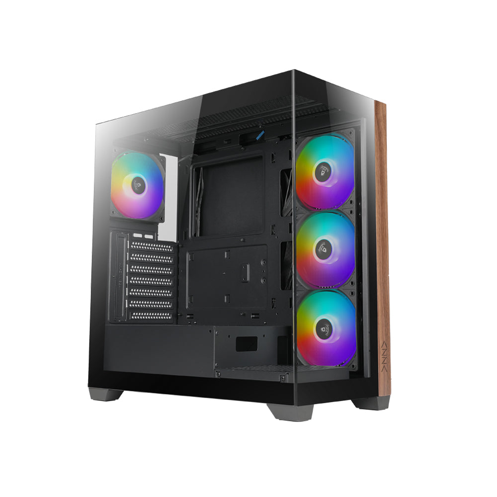 AZZA NEPTUNE 491 MID TOWER ATX mATX ITX TEMPLADO USB3