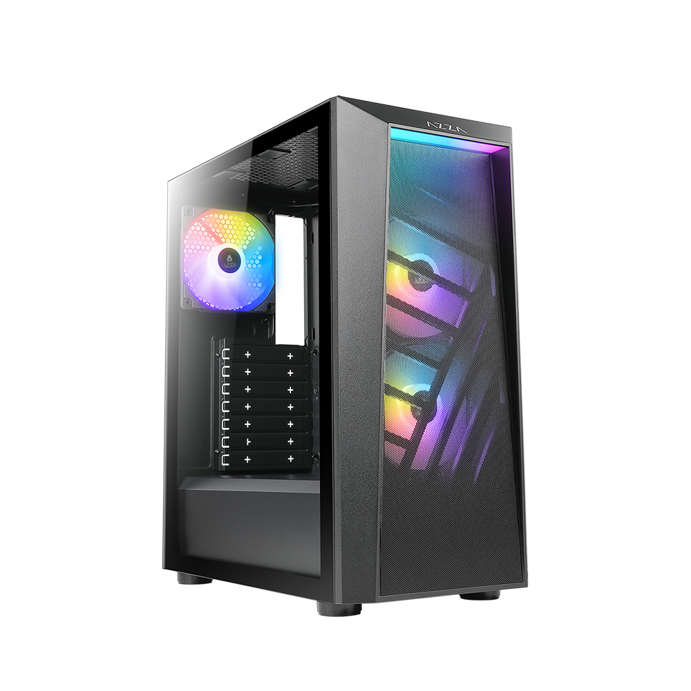 AZZA SENTIN203A01B MID TOWER ATX mATX ITX TEMPLADO