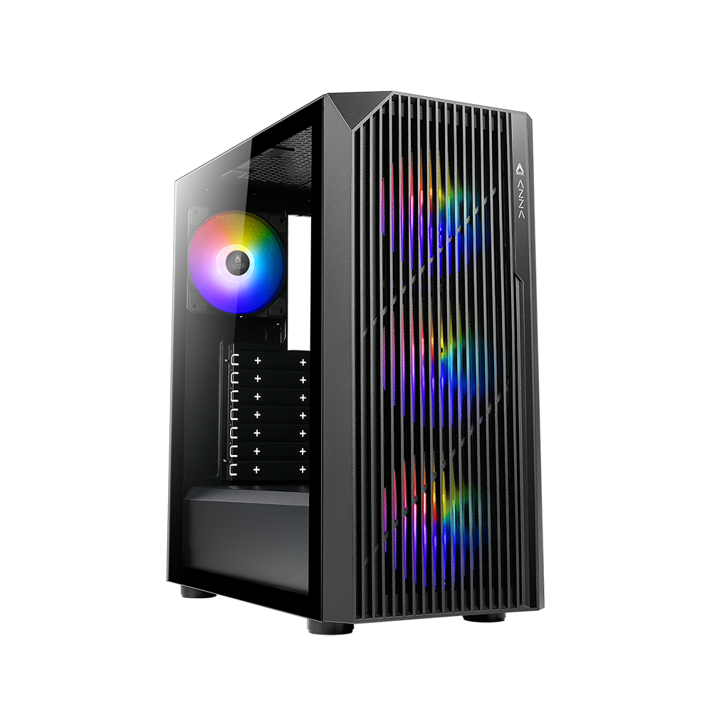 AZZA SOURCE 203A02 MID TOWER ATX mATX ITX TEMPLADO