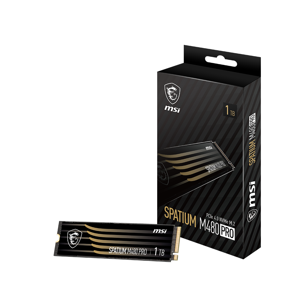 MSI DISCO DURO 1TB SSD M450 NVMe M.2 PCIe 4.0 (EMPAQUE