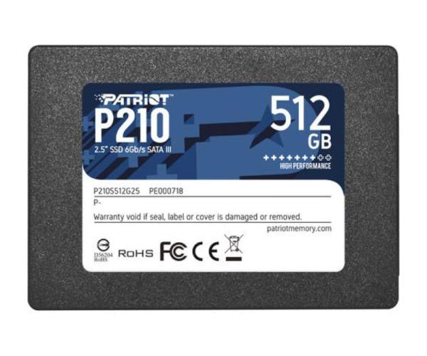 PATRIOT DISCO DURO DE ESTADO SOLIDO 2.5" 512GB 3D NAND SATA