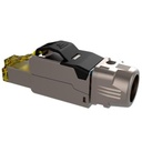 NEXXT CONECTOR MODULAR BLINDADO CAT.6A RJ45 10000MBPS