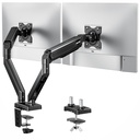 ASTRA BASE BRAZO DOBLE AJUSTABLE ACERO MONITOR 17"-32"