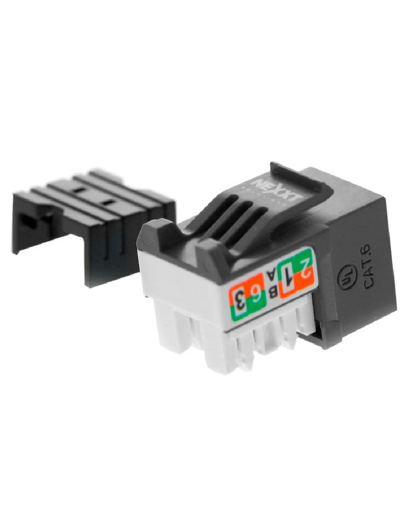 NEXXT KEYSTONE JACK RJ45 TIPO 110 CAT6 S/FTP NEGRO