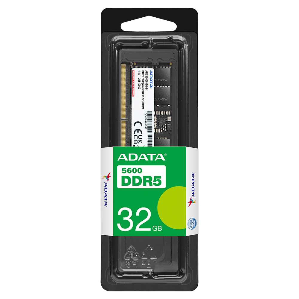 ADATA MEMORIA 32GB DDR5 SODIMM MODULO 5600 MT/s