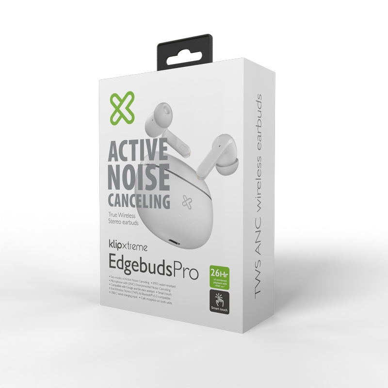 KLIPXTREME AUDIFONOS EDGEBUDS PRO WIRELESS ANC TOUCH