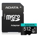 ADATA MEMORIA MICRO SDXC UHS-I U3 V30 512GB 100/85 MB/s