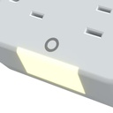 FORZA PROTECTOR CONTRA SOBRETENSION PARED 110V 6