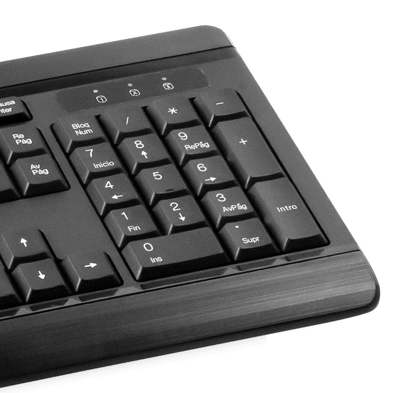 [KCK251S] KLIPXTREME COMBO TECLADO Y MOUSE ALAMBRICO NEGRO (KCK-251S)