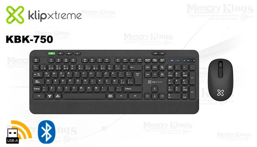 [KBK750] KLIPXTREME COMBO TECLADO MOUSE ENCOURAGE WIRELESS MODO