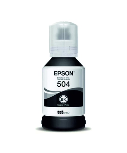 [T504120] EPSON BOTELLA DE TINTA T504 NEGRA ORIGINAL 7500PAGS