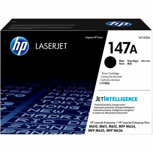 [W1470A] HP TONER LASERJET 147A NEGRO IMP M610, M611, M612