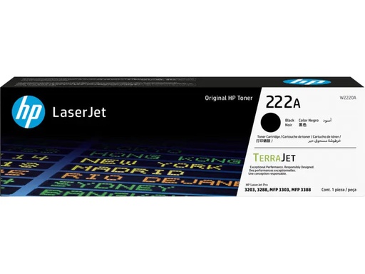 [W2220A] HP TONER LASERJET 222A NEGRO IMP 3203, 3288, 3303, 3388