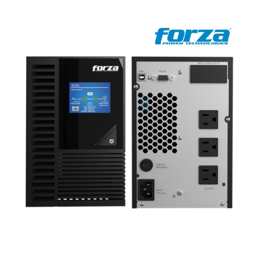 [FDC1000T] FORZA UPS LINEA 1000VA/900W 3 SALIDAS SINUS PURA TORRE