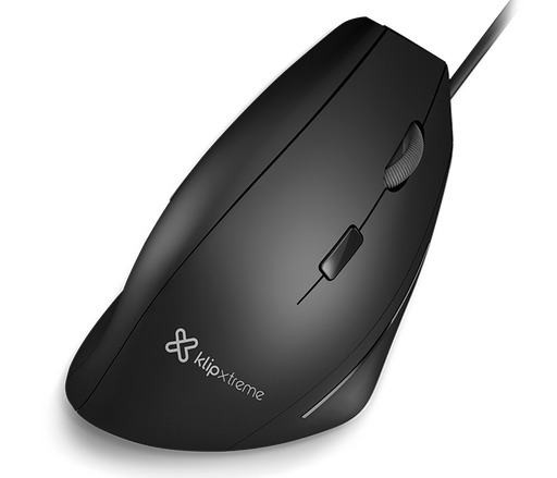 KLIPXTREME MOUSE KREST OPTICO ALAMBRICO ERGONOMICO USB