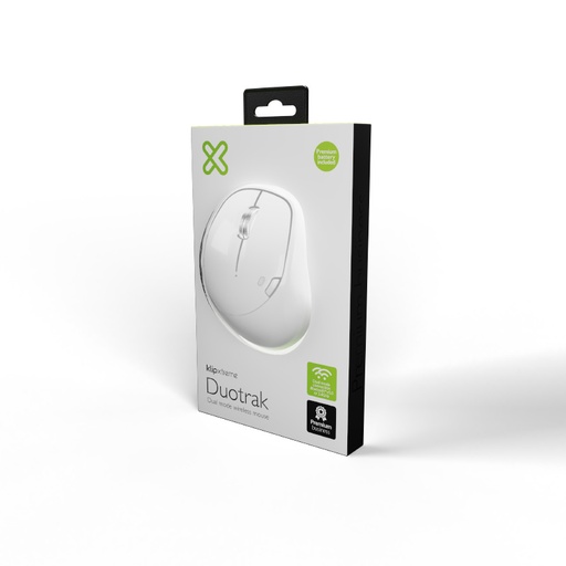 KLIPXTREME MOUSE OPTICO WIRELESS DUOTRACK ERGONOMICO 6