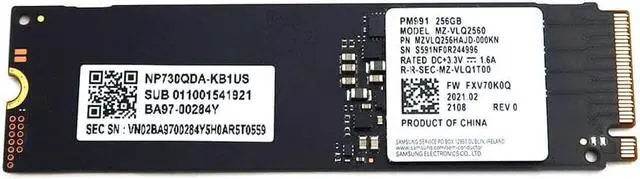 DISCO DURO 256GB SSD M.2 NVME (MZ9LQ256C) OPEN BOX