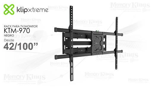 [KTM970] KLIPXTREME BASE TV PANTALPLANA O CURVA 42" A 100"