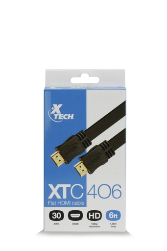 [XTC406] XTECH CABLE HDMI MACHO A HDMI MACHO 1080P 1, 08