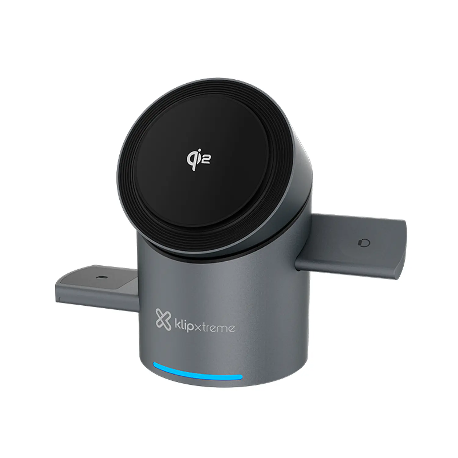 [KDC400] KLIP XTREME CARGADOR ESCRITORIO SPIN WIRELESS 3 EN 1