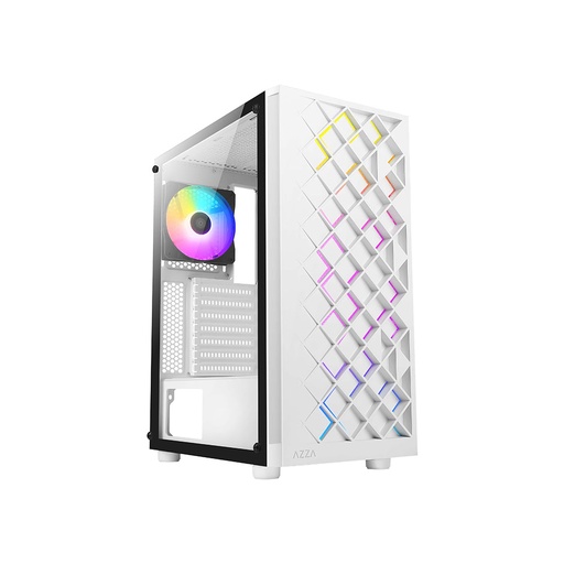 [CAZ280WSPECTRA] AZZA SPECTRA 280W MID TOWER ATX mATX ITX TEMPLADO USB3