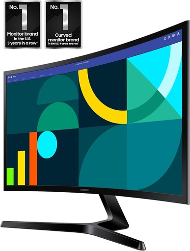 SAMSUNG MONITOR ESSENTIAL 24" FHD CURVED 100Hz