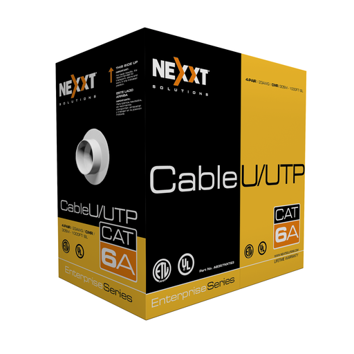 [AB357NXT23] NEXXT BOBINA CABLE ENTERPRISE U/UTP CAT.6A 4 PARES