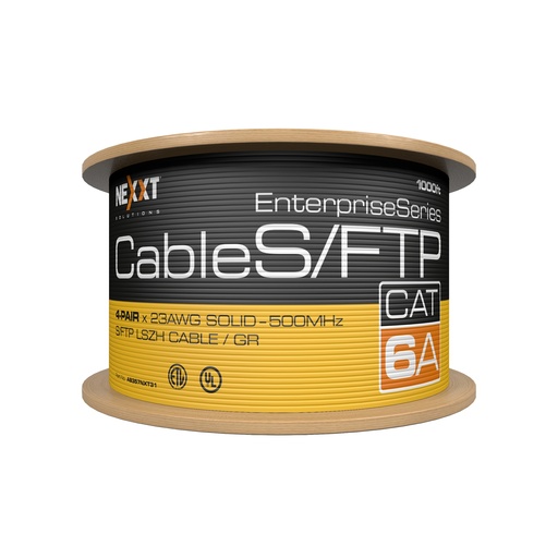 [FI000NXT01] NEXXT BOBINA CABLE NO BLINDADO 1 PAR 305M 18AWG FPLR