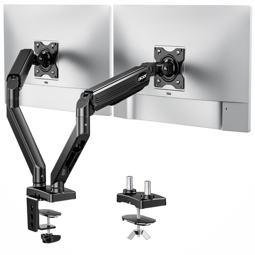 ASTRA BASE BRAZO DOBLE AJUSTABLE ACERO MONITOR 17"-32"