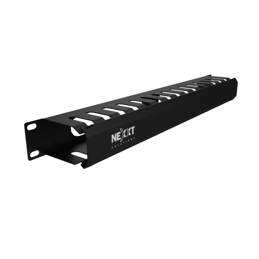 [AW222NXT61] NEXXT ORGANIZADOR DE CABLE HORIZONAL 19" 1U (NPM-DH1UB)