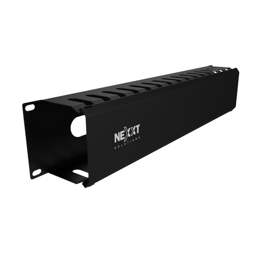 [AW222NXT62] NEXXT ORGANIZADOR DE CABLE HORIZONAL 19" 2U (NPM-DH2UB)