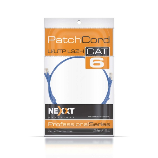 [AB362NXT07] NEXXT PATCH CORD U/UTP CAT.6A MULTIFILAR 2M/7FT LSZH GRIS