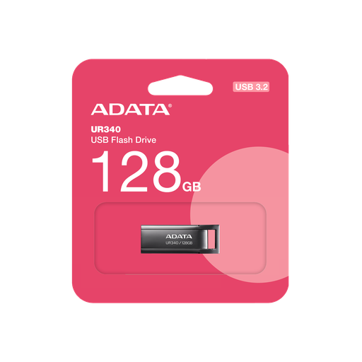[AROY-UR340-128GBK] ADATA PEN DRIVE UR340 128GB USB 3.2 GEN1 NEGRO SIN TAPA
