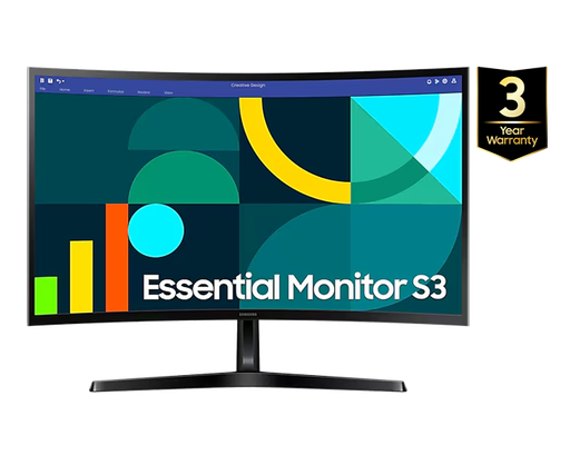 [LS24D366GANXZA] SAMSUNG MONITOR ESSENTIAL 24" FHD CURVED 100Hz