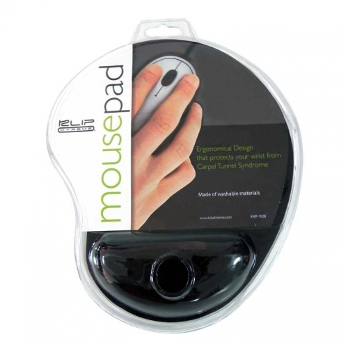 [KMP100B] KLIPXTREME MOUSE PAD GEL CON SOPORTE NEGRO (KMP-100B)