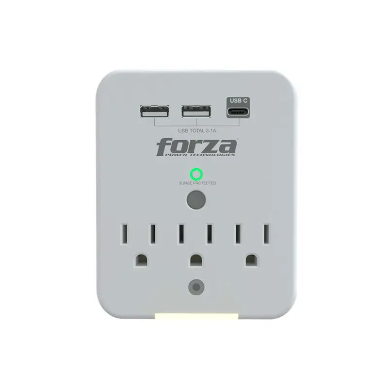 [FSP821RUSBCW] FORZA PROTECTOR CONTRA SOBRETENSION 1625W 110V/220V